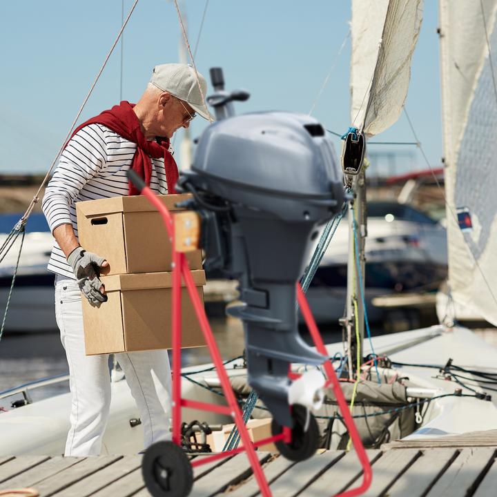 Produktbild Relaxdays Aussenborder Ständer