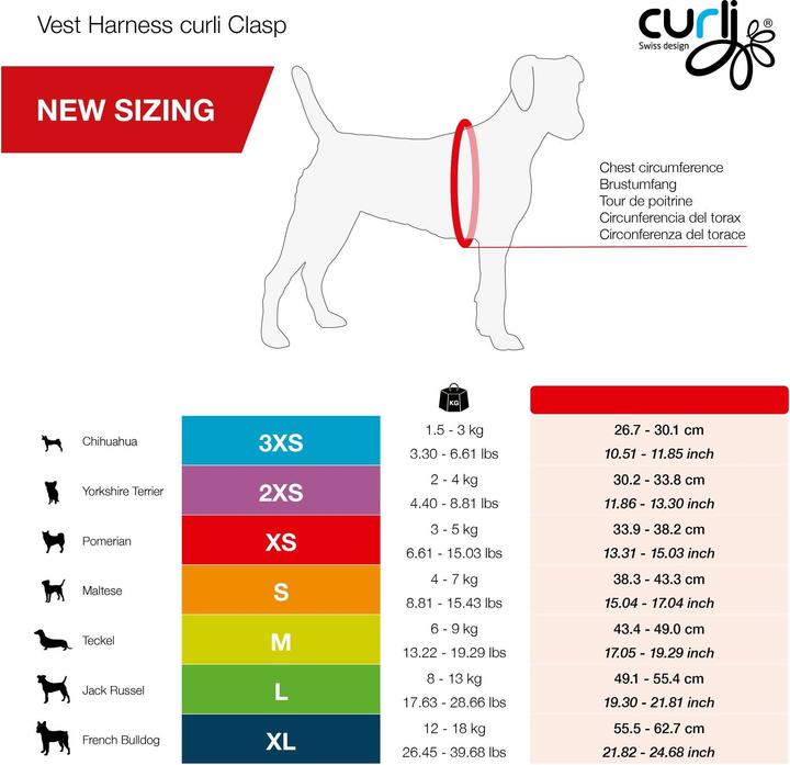 Produktbild Curli Vest Air-Mesh (XXS, Hund, Allgemein)