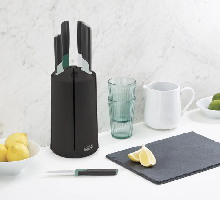 Actual product image Joseph Joseph 5-piece Elevate Sage Knife Carousel, H 35cm