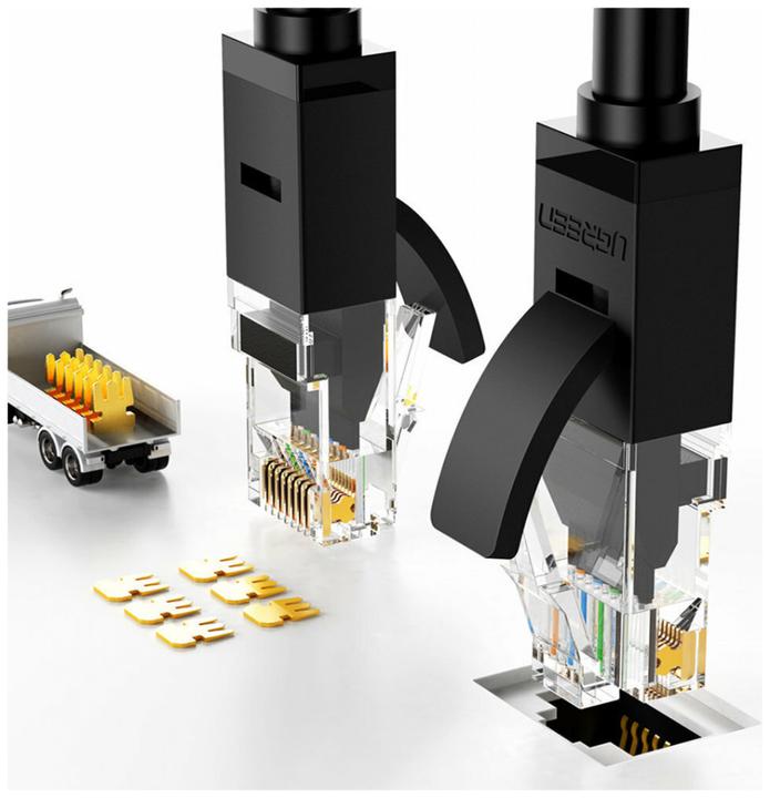 Productafbeelding Ugreen Plat lint RJ45 LAN Ethernet Cat6 UTP 1 Gbit (UTP, CAT6, 10 m)