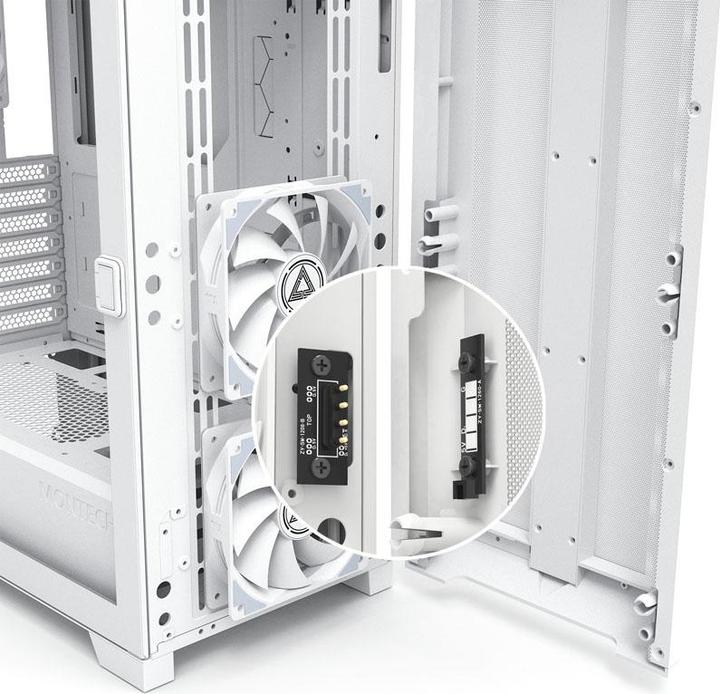 Actual product image Montech SKY ONE Lite, Midi Tower, Tempered Glass - white (Mini-ITX, mATX, ATX)