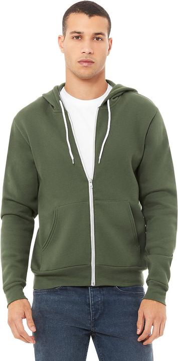 Produktbild Bella Canvas Erwachsene Reissverschluss Kapuzenjacke (XL)
