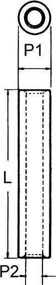 Produktbild Richco Distanzhülsen, Polystyrol 12 mm (RRSN-4280-12)