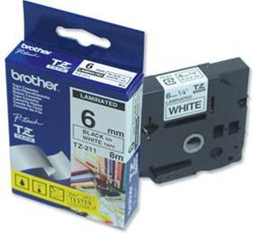 Immagine prodotto Brother TZe-211 (0.60 cm, Bianco, Nero)
