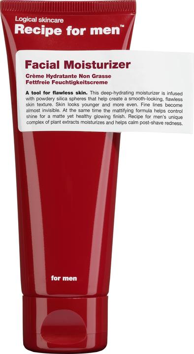 Recipe for men Fat free moisturizer (75 ml, Day cream)