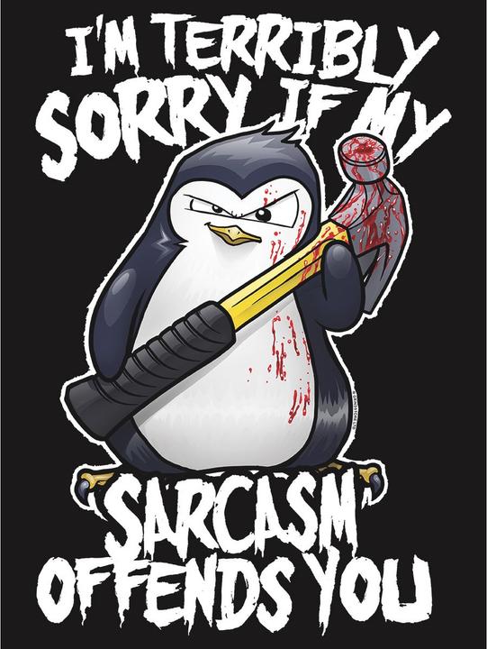 Actual product image Psycho Penguin Tanktop Sarcasm