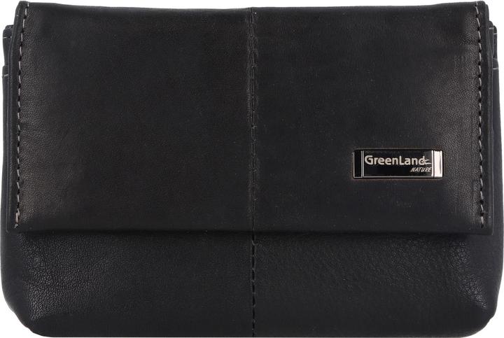 Greenland Nature Black Nappa Schlüsseletui RFID Leder 11,5 cm