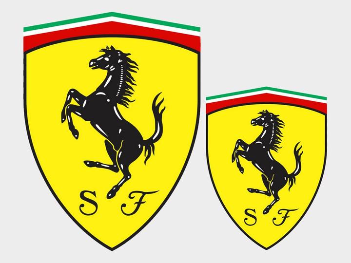 Produktbild Abarth Aufkleber Ferrari