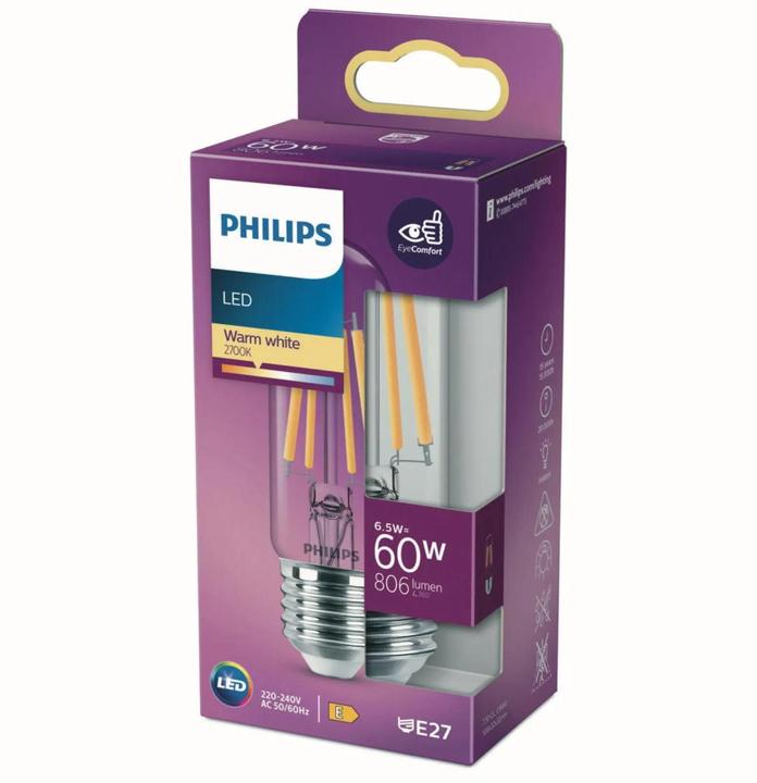 Immagine prodotto Philips trasparente (E27, 6.50 W, 806 lm, 1 x, E)