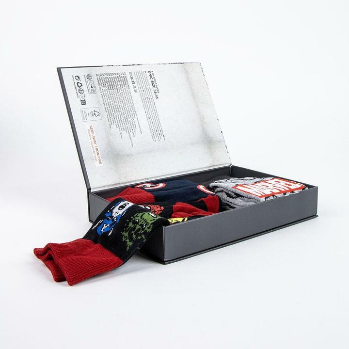 Image du produit Cerda MARVEL - Pack de 3 Paires de Chaussettes (Taille 38-45) (Lot de 3, 38 - 45)