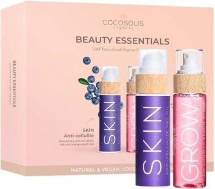 Immagine prodotto Cocosolis Set di prodotti di bellezza - Olio secco anti-cellulite per la pelle 110ml e siero spray per la