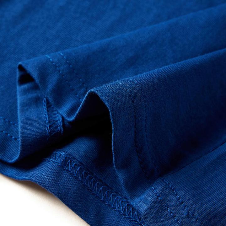 Immagine prodotto VidaXL Camicia a maniche lunghe da bambino blu scuro 140,Materiale: 100 (140)