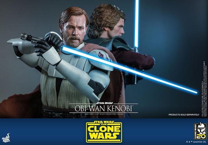 Produktbild Hot Toys Star Wars The Clone Wars figurine 1/6 Obi-Wan Kenobi 30 cm