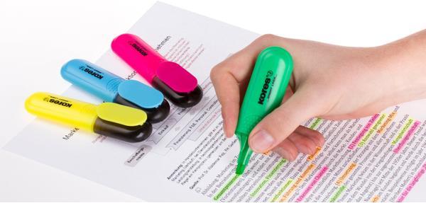 Produktbild Kores Textmarker Bright Liner (Orange, 5 mm, 10 x)