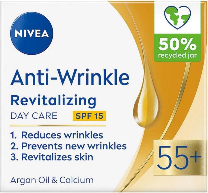 Actual product image NIVEA Anti-Wrinkle Day 55+ (50 ml, Day cream, SPF 15)