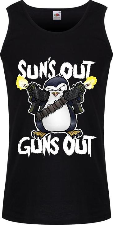 Psycho Penguin Suns Out Guns Out Top (S)
