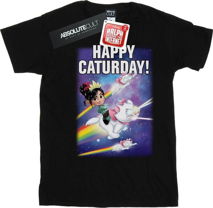 Disney Wreck It Ralph Happy Caturday TShirt (L)