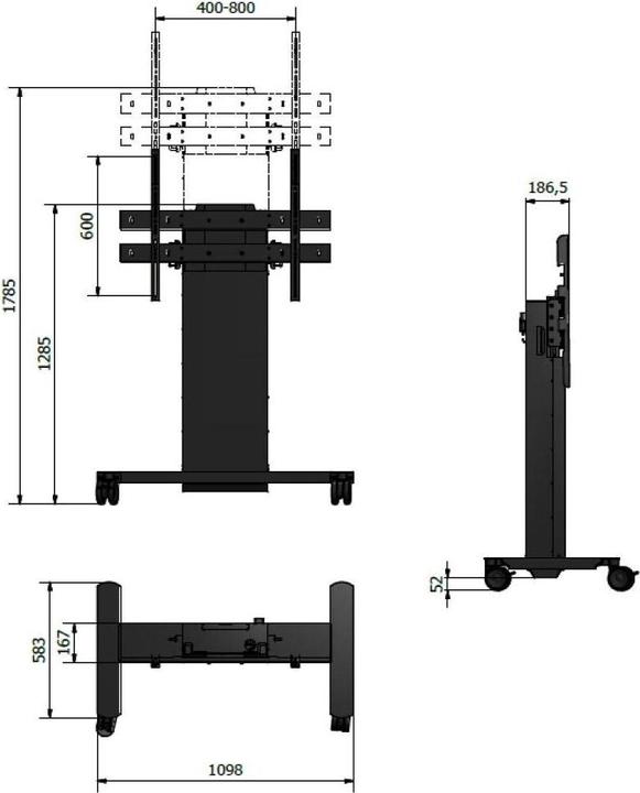 Immagine prodotto DSS Mobilift 0049sw (Universale, 110", 150 kg)