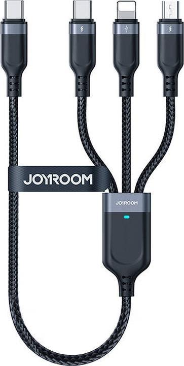 Immagine prodotto Joyroom Cavo Multi-Use Series S-A18 3in1 USB-A - Lightning /USB-C/Micro-USB 1,2 m - Nero (1.20 m, USB 3.2 Gen 1)