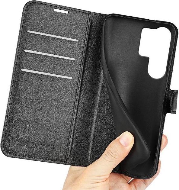 Actual product image MU Classic Litchi Leder Bookcover Series (Samsung Galaxy S25 Ultra)