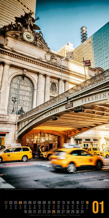 Produktbild Inside New York Kalender 2026 (33 x 66 cm, Harter Einband, Englisch, Französisch, Deutsch)