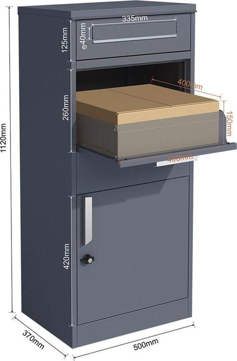 Produktbild Holmberg Paket-Briefkasten