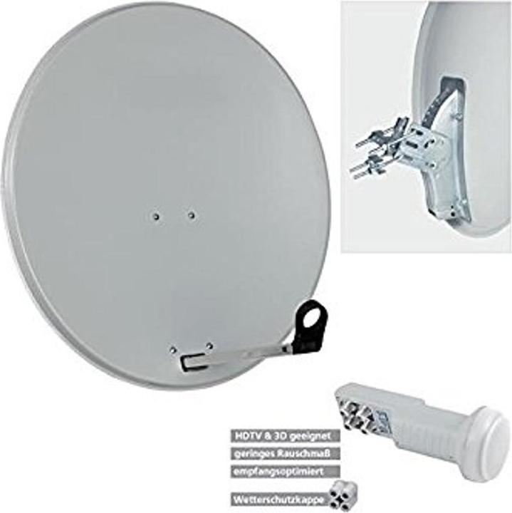 Produktbild Satellitenschüssel 60 cm Stahl inkl. Twin-LNB