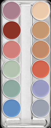 Kryolan Supracolor 12-Palette P (P)