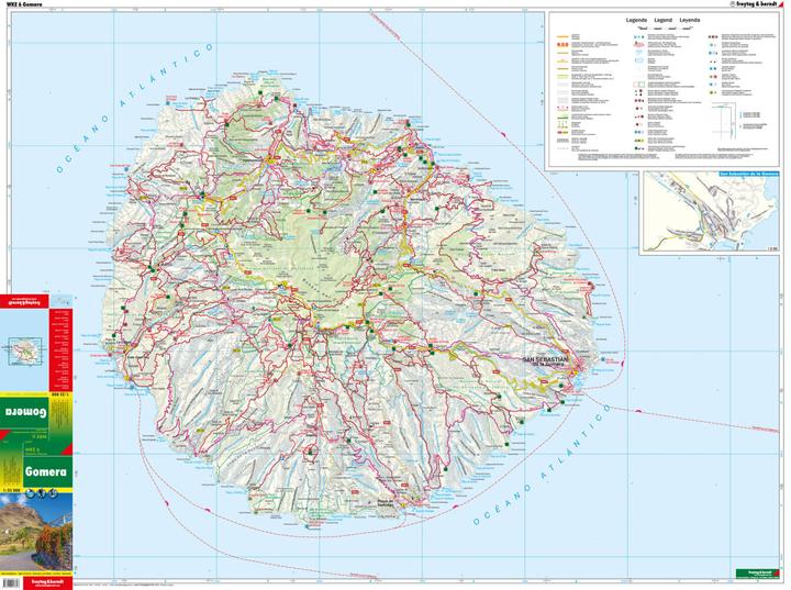 Produktbild Freytag & Berndt Wanderkarte Gomera 1:35.000