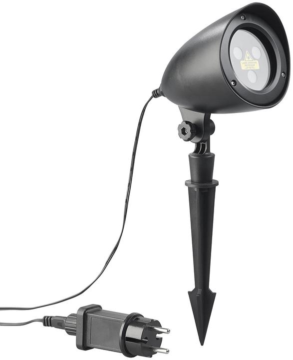 Produktbild Lunartec RGB-Laserprojektor mit Sternen-Lichteffekt & Fernbedienung