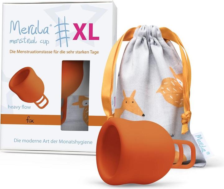 Actual product image Merula Cup XL Orange (Large plus)