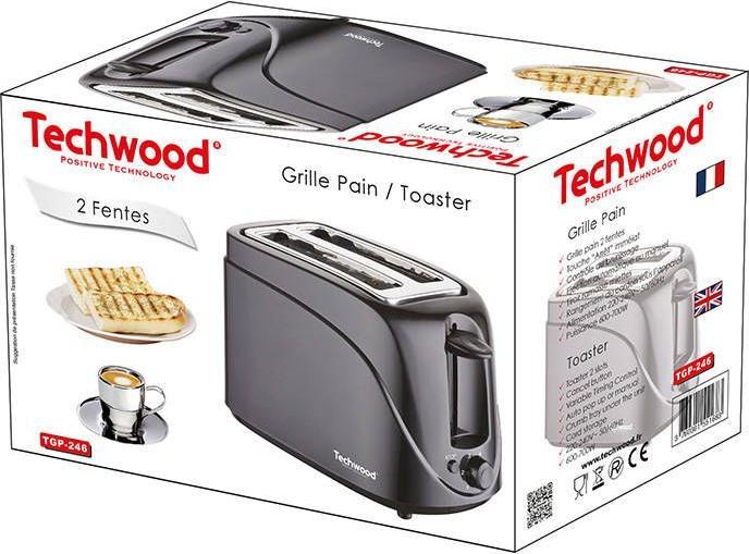 Image du produit Techwood Grille-pain TGP-246 (noir)