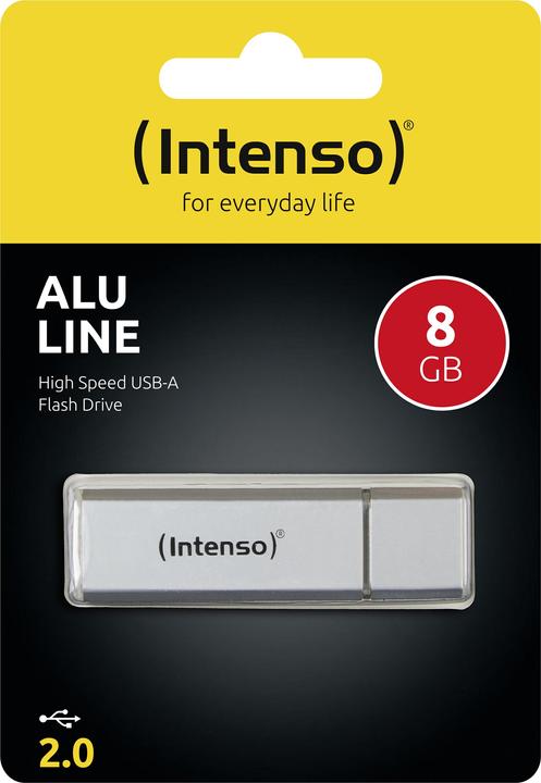 Actual product image Intenso AluLine (8 GB, USB-A)