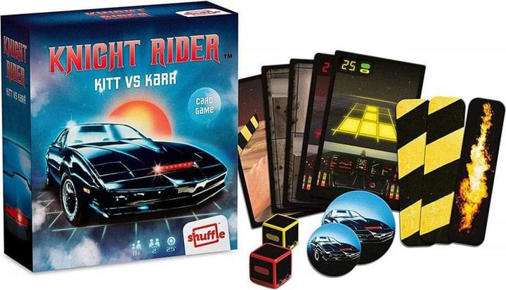 Image du produit Cartamundi Jeu de cartes Knight Rider Kitt vs Karr Retro