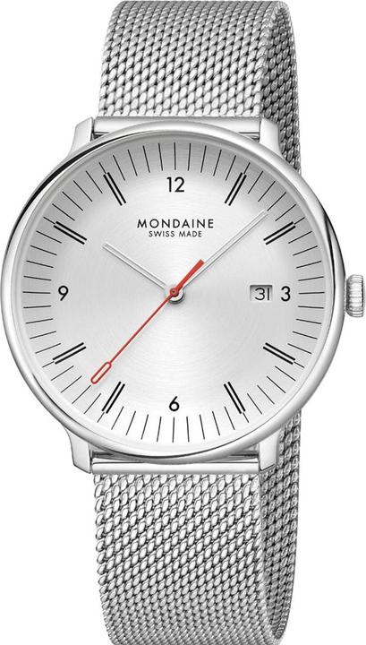 Immagine prodotto Mondaine MLE.41210.SM Herrenuhr Doppio 41mm 5ATM (Fatto in Svizzera, 41 mm)