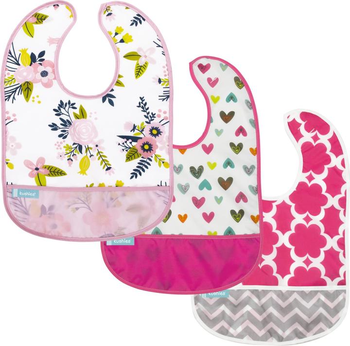 Kushies CleanBib senza maniche confezione da 3 (6 mesi)