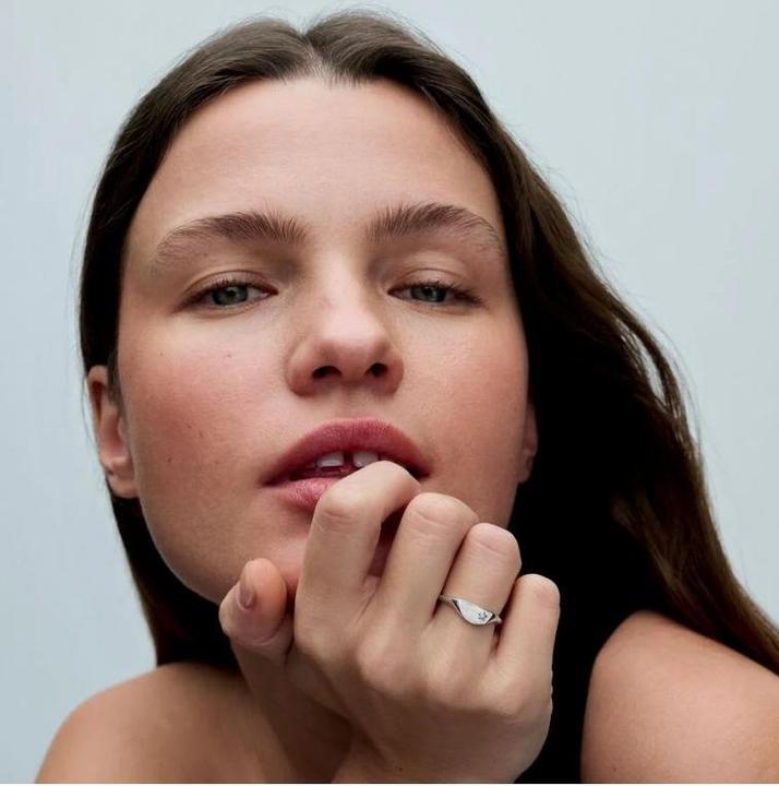 Immagine prodotto Pandora ME Anello con sigillo in smalto a metà (56, 925 Argento)