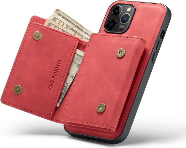 Actual product image Cover-Discount iPhone 13 mini - case with credit cards case red (Apple iPhone 13 mini)