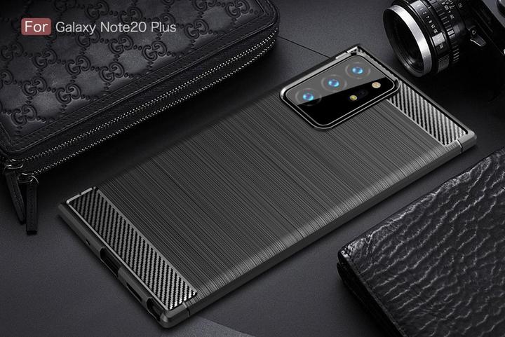 Image du produit Screenguard Samsung Galaxy Note20 Ultra Coque carbone brossé souple TPU (Samsung Galaxy Note 20 Ultra)