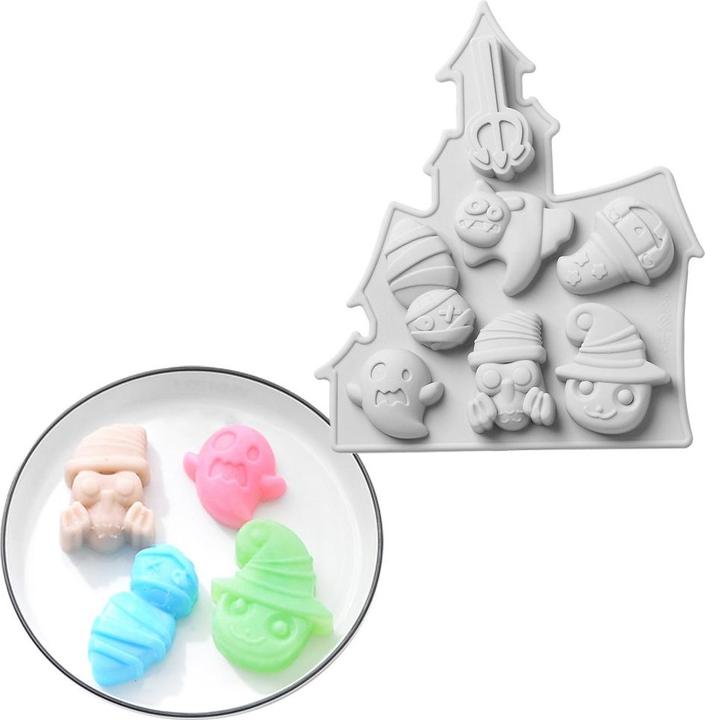 Produktbild Metamorph Horror House Figuren Silikonform 7-fach