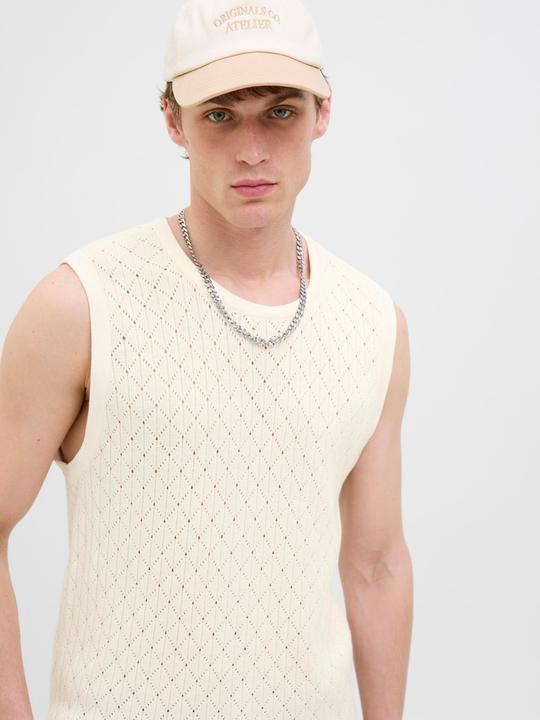 Actual product image Jack & Jones Einfarbig Gestricktes T-Shirt Gestricktes T-Shirt (L)