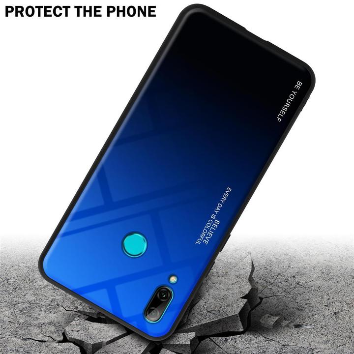Produktbild Cadorabo TPU 2 Farben Glas Cover (Huawei P Smart+ (2019))