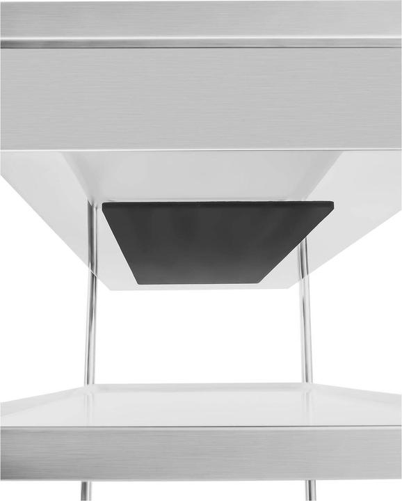 Immagine prodotto Royal Catering Carrello inox - 2 Mensole - portaposate