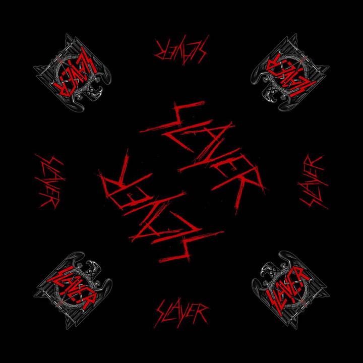 Slayer Erwachsene Schwarzer Adler Bandana