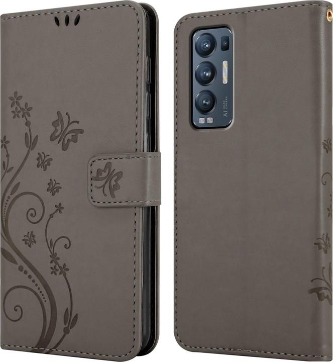 Image du produit Cadorabo Pochette Flower Book (Oppo Find X3 Neo)