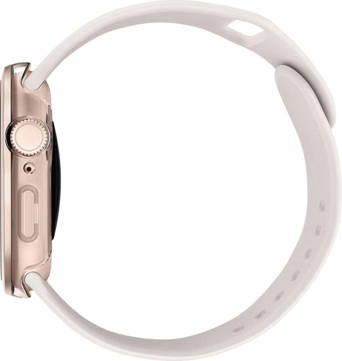 Uniq Voute Tempered Glass Case for Apple Watch 10 46mm - Rose Gold