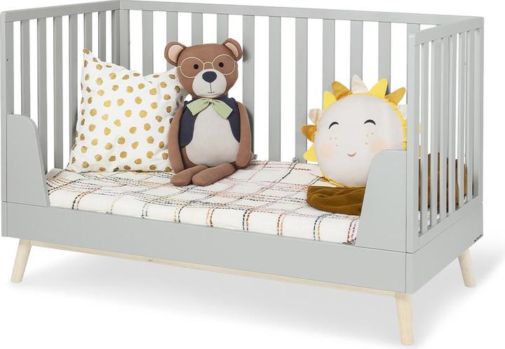 Actual product image Pinolino Children's room set 'Dusk' wide, 2 pcs. (Baby cot, Changing unit)