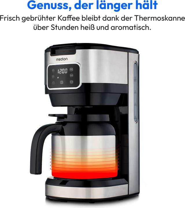 Produktbild Medion LIFE Kaffeemaschine mit Thermoskanne (EU-Stecker)