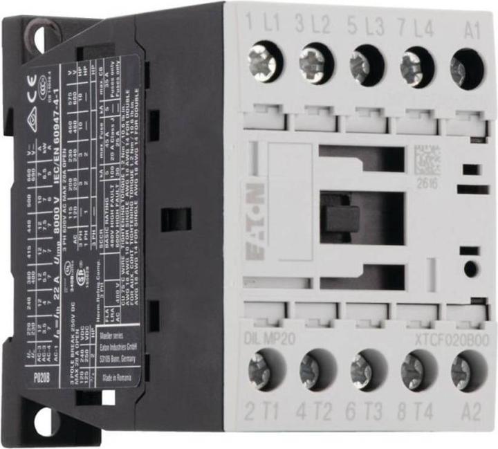Produktbild Eaton DILM-Schütz,14kW,20A,4polig,24VDC