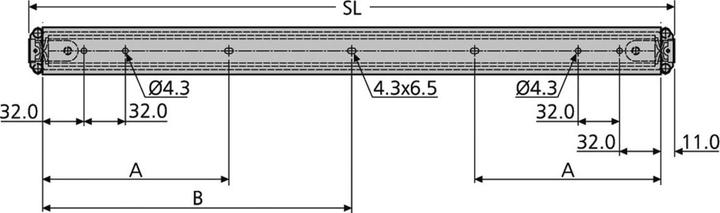 Actual product image Accuride Ball bearing full extension slides Dual 3630
